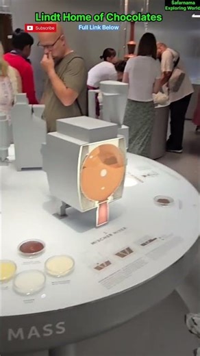 Lindt Chocolate Factory Tour 🍫✨ #Shorts