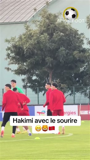 RAS pour Achraf Hakimi ✅ Séance d’entraînement normale et souriante avec les Lions de l’Atlas 🇲🇦🦁 #MARMAL #CAN2025