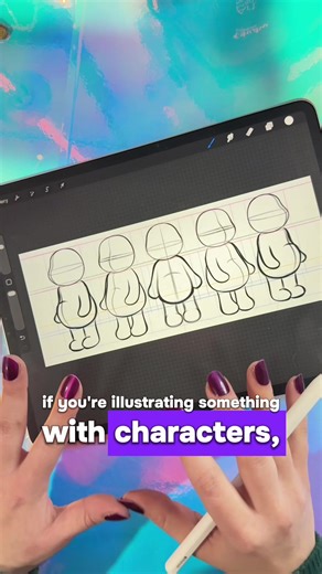 make yourself reference brushes they’re so helpful #drawingtips #characterdesign #procreatebrushes #procreatetips #artisttipsforbeginners
