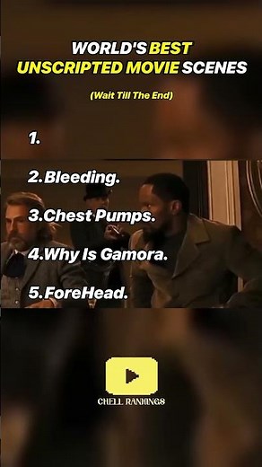 worlds best unscripted movie scenes ranked 💀