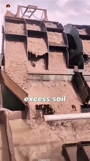 Incredible Industrial Sand Washing Machine in Action! 🏗️