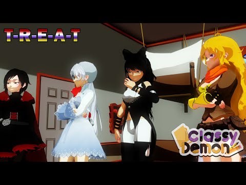 [MMD RWBY] T-R-E-A-T || 100% Canon Team RWBY interaction