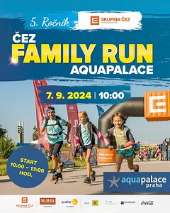 🏃‍♂️ Vyběhněte si vstupenku do AQUAPALACE PRAHA ZDARMA. Přijďte v sobotu 7. 9. do Centrálního parku u metra Opatov mezi 10:00 a 13:00. Zaběhněte si ČEZ FAMILY AQUAPALACE RUN. Startovné zdarma, zaregistrujte se hned. Cíl u Aquapalace Praha. 🎟️🏊‍♀️ Těšíme se na vás! https://www.aquapalace.cz/familyrun | Aquapalace Praha