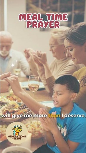 Mealtime Prayer for Kids and Families – Thank You, Lord!