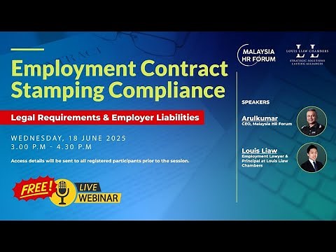 (Recorded) Employment Contract Stamping Compliance | Legal Obligations & Employer Risks (Webinar)