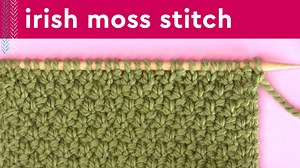 1.8K views · 155 reactions | This Irish Moss Stitch Knitting Pattern is a popular vintage design. This 4-Row Repeat Knit Stitch Pattern has a really great texture... it's nice and squishy, too. This knitting pattern is an easy-level project created with a simple combination of knits and purls. | Studio Knit | Facebook