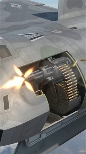 Inside the F-22 Raptor's Internal Gatling Gun System & Firepower