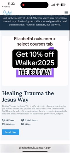 10% off with code WALKER2025 #sale #obedience #discipleship #personalgrowth #mindset #fyp #foryoupage
