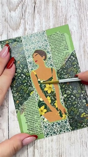 Elegant DIY Kindle Case Ideas Using Vintage-Inspired Washi Stickers of 365 Nights ✨🖤