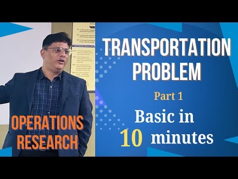 Basics of Transportation Problem | Introduction & IBFS Explained | Operations Research