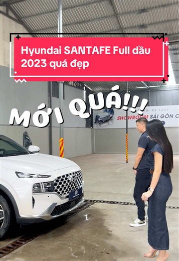 Có bác nào mê SANTAFE mẫu cũ này như em Giáp không ạ. HYUNDAI SANTAFE 2023 full dầu màu trắng 1 chủ từ đầu, chạy chuẩn 3v mời các bác tham khảo #saigoncar #giapsaigoncar #giapdimuaxe #quynhsaigoncar #hyundaisantafe