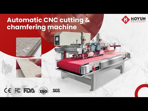 High Precision Automatic CNC Cutting & Chamfering Machine for Ceramic Tile & Stone Processing