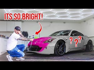I PAINTED MY NISSAN 350Z IN THE BRIGHTEST COLOUR