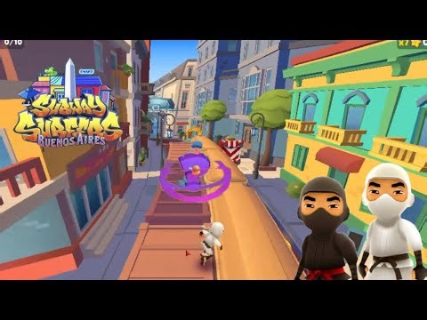 Subway Surfers Buenos Aires 2025 hd pc gameplay🎮 with Ninja & Ninja Yang