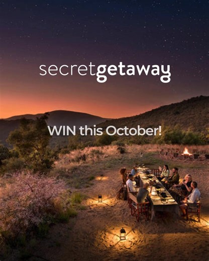 📣 Secret Getaway 9th Birthday Sale! 💫 This October: With each and every getaway purchase, you’ll not only enjoy an exclusive, curated travel deal, but you’ll automatically be entered into a draw to win 1 of 5 spectacular getaway prizes. 👑 ⏰ Don’t wait! Shop now. Promotion ends October 31st. ♥️🇿🇦 | Secret Getaway