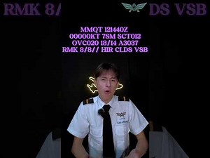 Como leer el METAR ⛅️ Meteorología para Pilotos