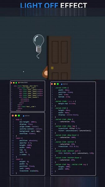 Touch On and Off Button with SIMPLE JavaScript Logic 2! #shorts #webdevelopment @ANIMATOR_AJIT