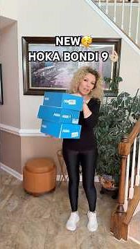 NEW, HOKA BONDI 9💖/ THE BEST HOKA YET😁/ side by side with BONDI 8 #bondi9 #hokasneakers #review