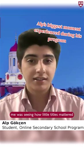 From high schooler to scholar mindset. 🎓 Alp shares how the 7-week Secondary School Program reshaped his perspective: learning alongside professors and PhD holders, where everyone was just there to learn.