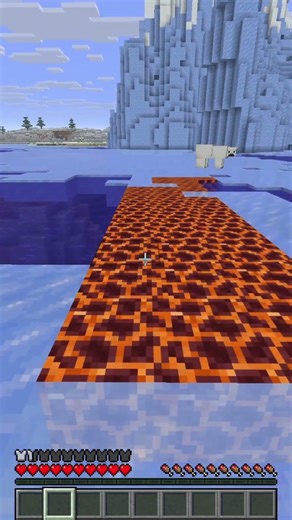 WEIRD FROZEN PASSAGE #616 MINECRAFT CURIOSITIES AND SECRETS #minecraft #minecraftcuriosities #short