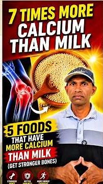 7x More Calcium Than Milk? These 5 Foods Will Surprise You!