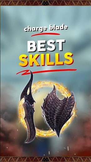 Best Skills on Charge Blade 💥 Monster Hunter World #MHW #MonsterHunter #Gaming