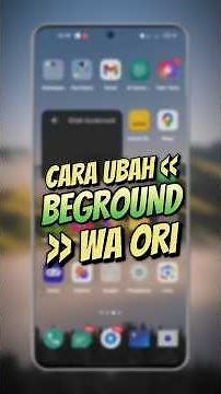 Cara Ubah Tampilan Beckground Wa Ori Dengan Foto Dan Video | Whatsapp 2024