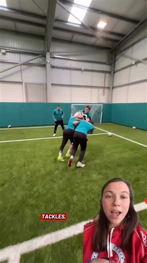 Gainzter HQ on Instagram: "Work those doubles! Great drill for practicing body shape, positioning, & timing. 1. First tackler hit low and square. 2. Second tackler comes in to finish the hit. Details in contact 💯"