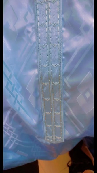 Intricate Embroidery Techniques on Shiny Fabric