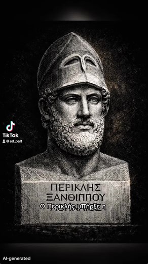 #CapCut Ο Περικλής (περ. 495–429 π.Χ.) υπήρξε η σημαντικότερη πολιτική μορφή της κλασικής Αθήνας και ο ηγέτης που σημάδεψε τον λεγόμενο Χρυσό Αιώνα. Γεννήθηκε σε αριστοκρατική οικογένεια· πατέρας του ήταν ο Ξάνθιππος, ήρωας των Περσικών Πολέμων, και έλαβε υψηλή παιδεία επηρεασμένος από τον φιλόσοφο Αναξαγόρας, γεγονός που διαμόρφωσε τη λογική σκέψη και την ψυχραιμία του. Ως πολιτικός ενίσχυσε τη δημοκρατία, δίνοντας μεγαλύτερη συμμετοχή στους πολίτες και καθιερώνοντας μέτρα που ενδυνάμωσαν τους 