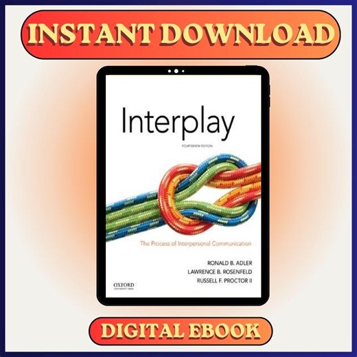 Interplay Communication Book: Interpersonal Skills (14th Edition PDF) - Etsy
