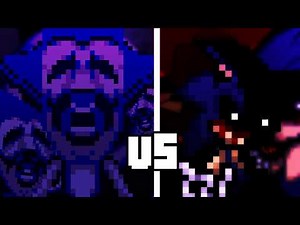 Xenophanes VS Majin Sonic (Sonic.exe Sprite Animation) Animated by Your Too Slow