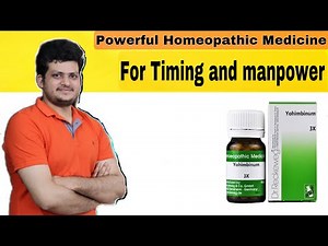 Increase Timing & Man Power | yohimbinum Homeopathic Medicine | How to use |