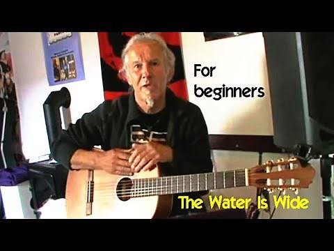 The Water Is Wide: guitar lesson for beginners