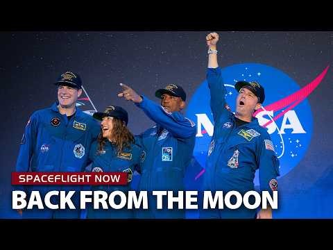 Around the Moon and back again: Artemis 2 astronauts return home