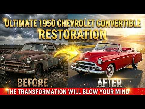 Abandoned 1950 Corvette in the Forest — Full Restore