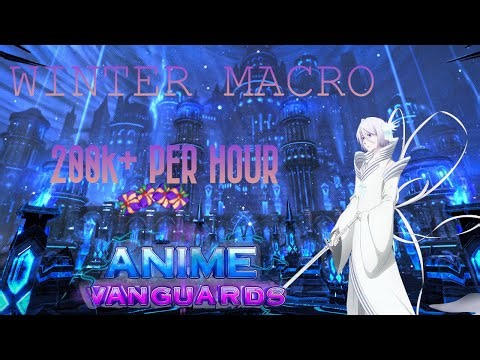*ANYONE CAN DO IT* AFK Macro WINTER EVENT in Update 10.5 | Anime Vanguards