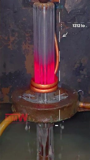 One Wrong Move and This Metal Shatters #InductionHardening #Factory
