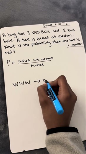 GCSE Maths Probability Question (Grade 3/4)