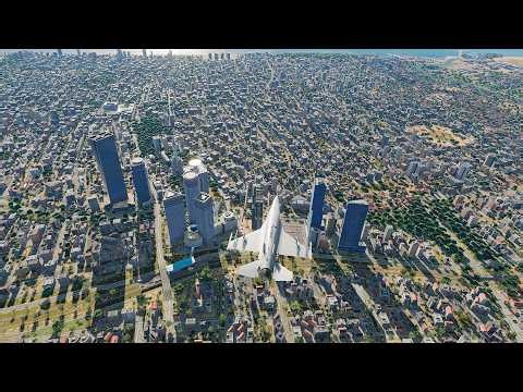 DCS: Syria Map - F-16 Weaving Through Tel Aviv
