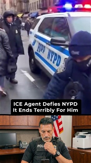 ICE Agent Thought He Was Above The Law (Until NYPD Showed Up) #lawenforcement #immigrationusa #usa