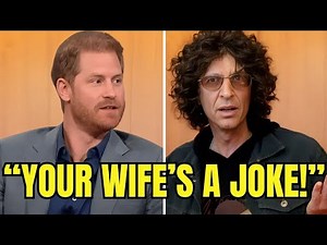 Howard Stern MOCKS Prince Harry In Live TV Argument