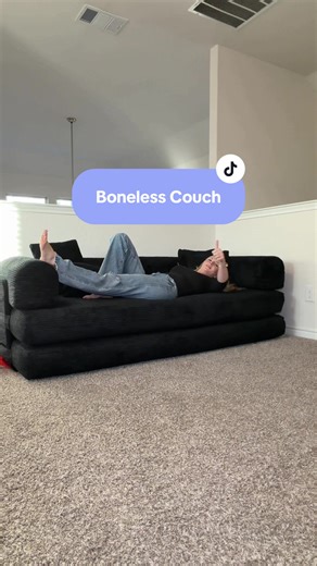We love her! Perfect for our playroom! #bonelesscouch #sofabed #sofa #couch