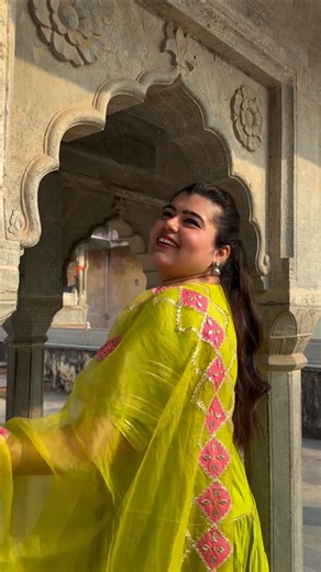 Draped in timeless elegance, twirling through history ✨#rajasthan #travel