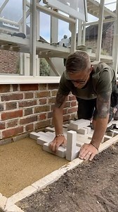 4.1K views · 30 reactions | Gorgeous limestone pavers  elegantly surrounding the greenhouse  and enhancing the flower garden 請. These natural stone pavers completely transformed this outdoor space, bringing timeless beauty to this lovely British garden. We loved using these!  #limestone #gardendesignuk #britishgardens #naturalstone | Fresh Air Landscapes | Facebook
