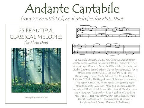 25 Beautiful Classical Melodies for Flute Duet
