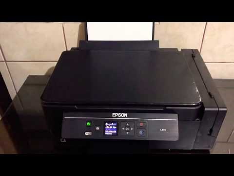 Epson L495 Inkjet Printer Head Cleaning