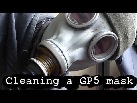 How to clean a GP5 gas mask after purchase