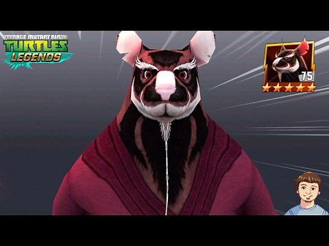 TMNT Legends - 5 Star SPLINTER Gameplay Overview!