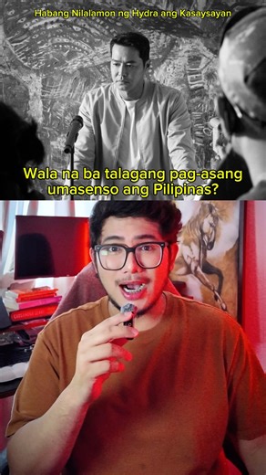 Habang Nilalamon ng Hydra ang Kasaysayan Movie Trailer Reaction and Movie Recommendation. Cinemalaya 2025 Official Entry. Starring Dolly De Leon, Jojit Lorenzo, Zanjoe Marudo, and Mylene Dizon. Directed by Dustin Celestino. May pag-asa pa kayang umunlad ang Pilipinas kung napapalibutan tayo ng kasinungalingan? #movierecommendation #HydraFilm #Cinemalaya2025 #mustwatch #moviestowatch #pinoymovie #trailerreaction #PinoyDrama #whattowatch | Jezreel Ely